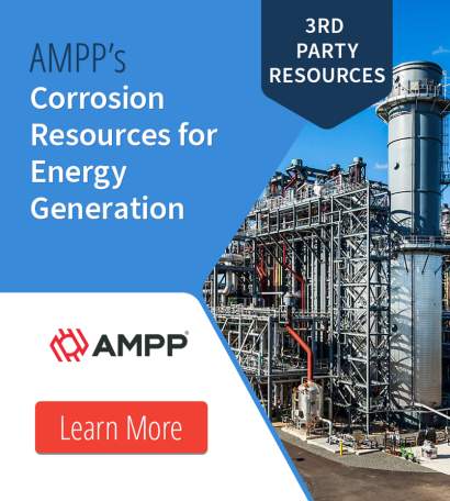 AMPP Corrosion Resources for Energy Generation